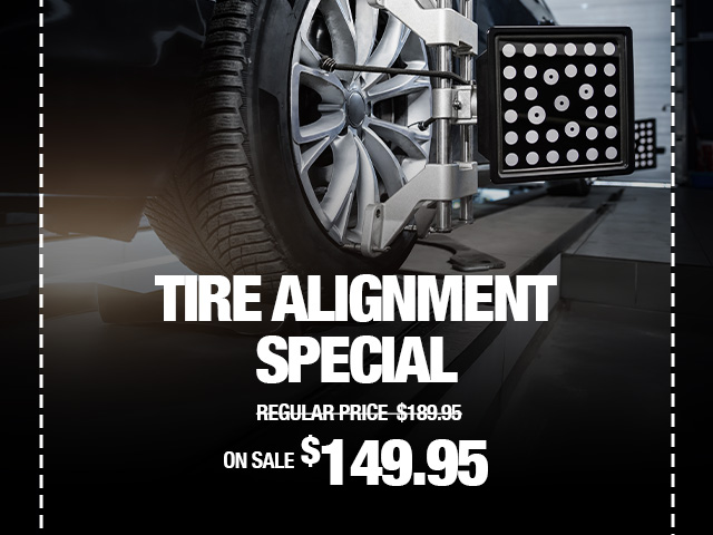 Tire Alignment Special