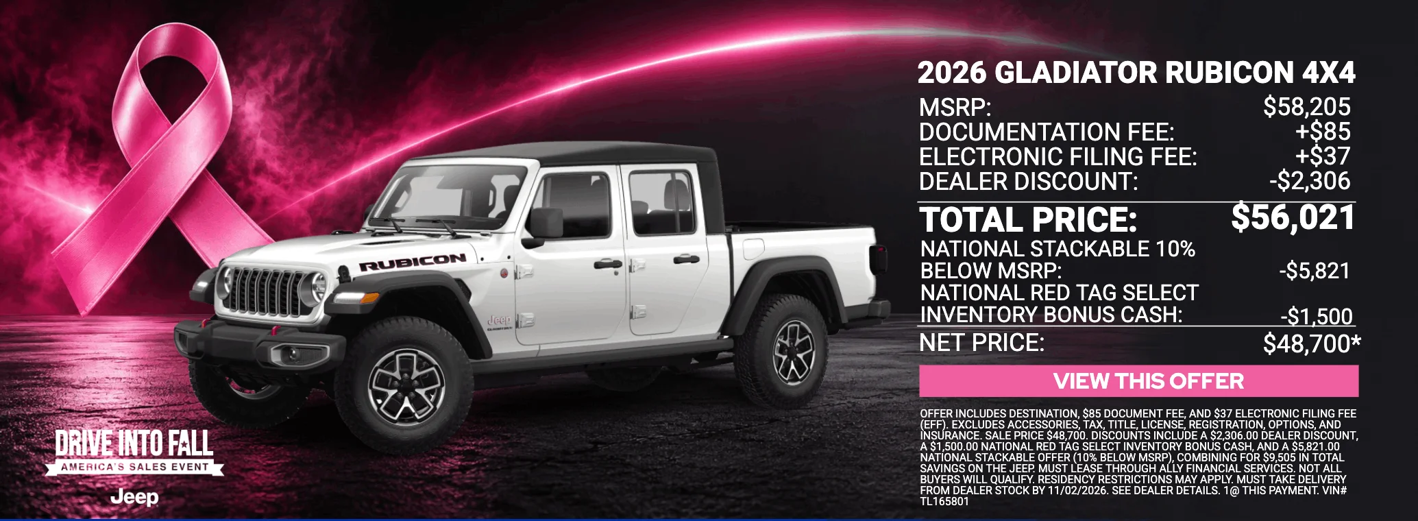 NEW 2026 GLADIATOR RUBICON 4X4
